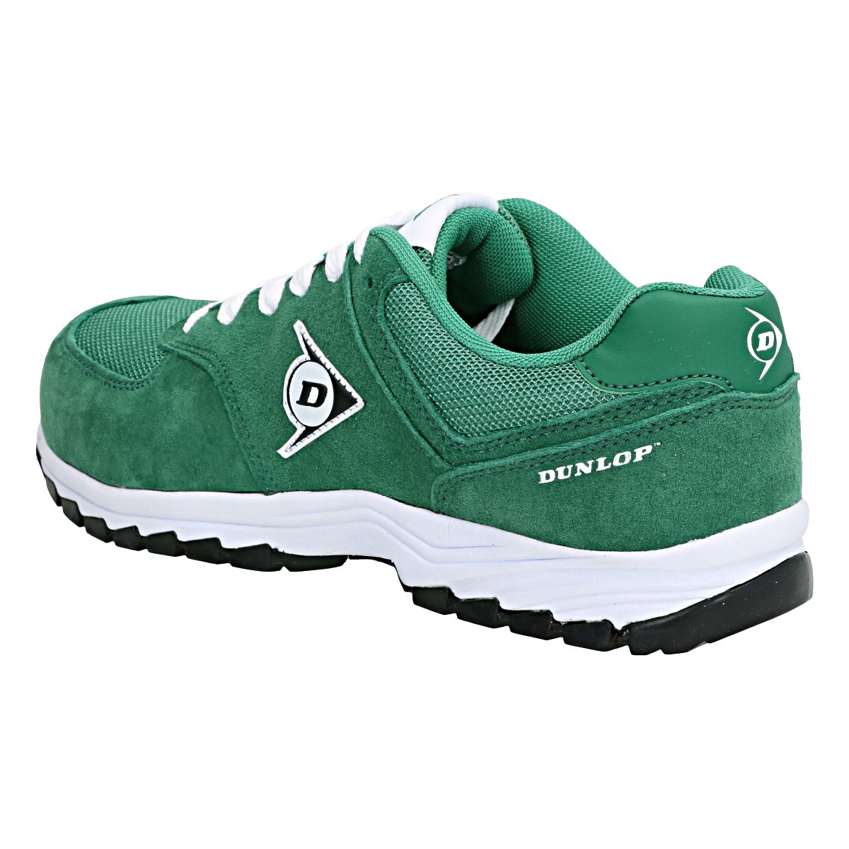 Verde Dunlop DL0201019-38 Zapato 38 Piel de Ante y Mesh 